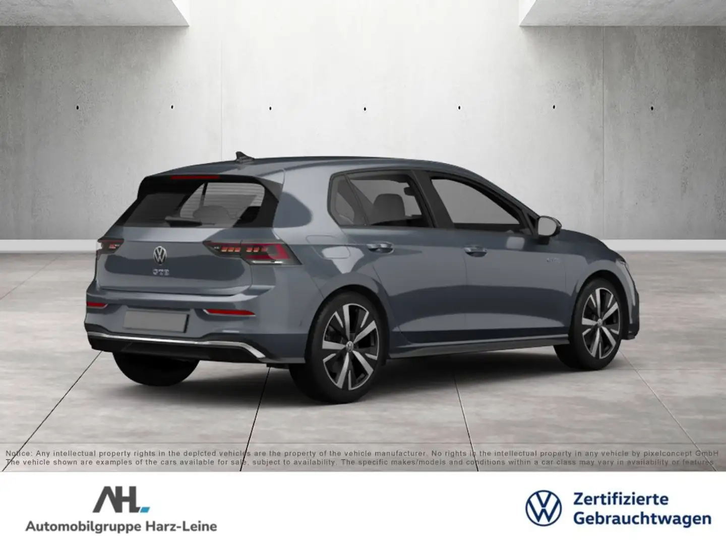 Volkswagen Golf VIII 1.5 eTSI Goal DSG AHK Matrix Navi ACC RFK Grau - 2