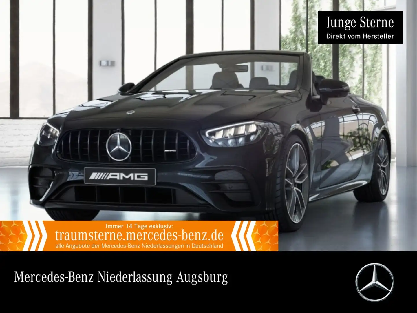 Mercedes-Benz E 53 AMG E 53 Cabrio 4M AMG+NIGHT+360+LED+FAHRASS+BURMESTER Noir - 1