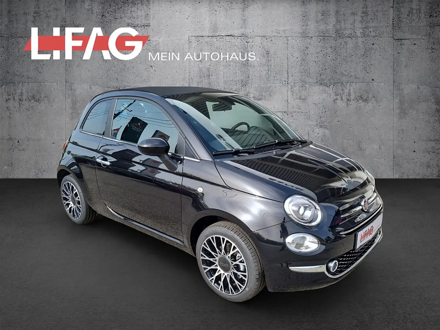 Fiat 500C FireFly Hybrid 70 Top *ab € 18.990,-* Schwarz - 1