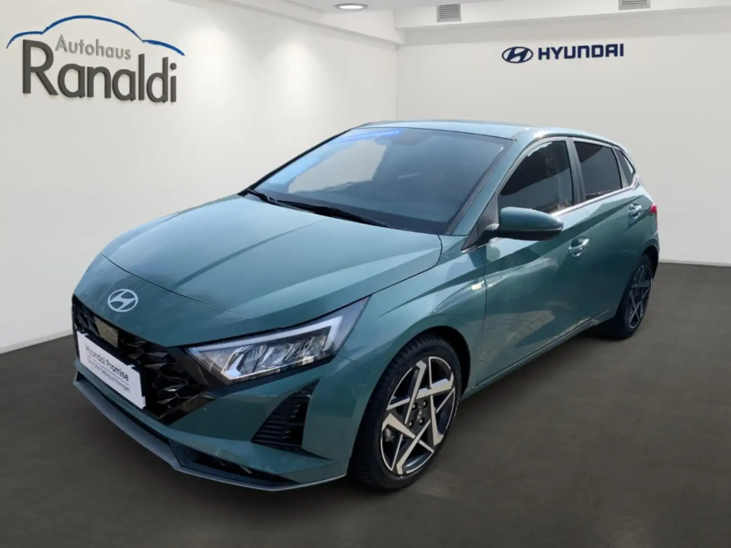 Hyundai i20 Prime Mild-Hybrid 1.0 T-GDI EU6d++NAVIGATION! Zielony - 1