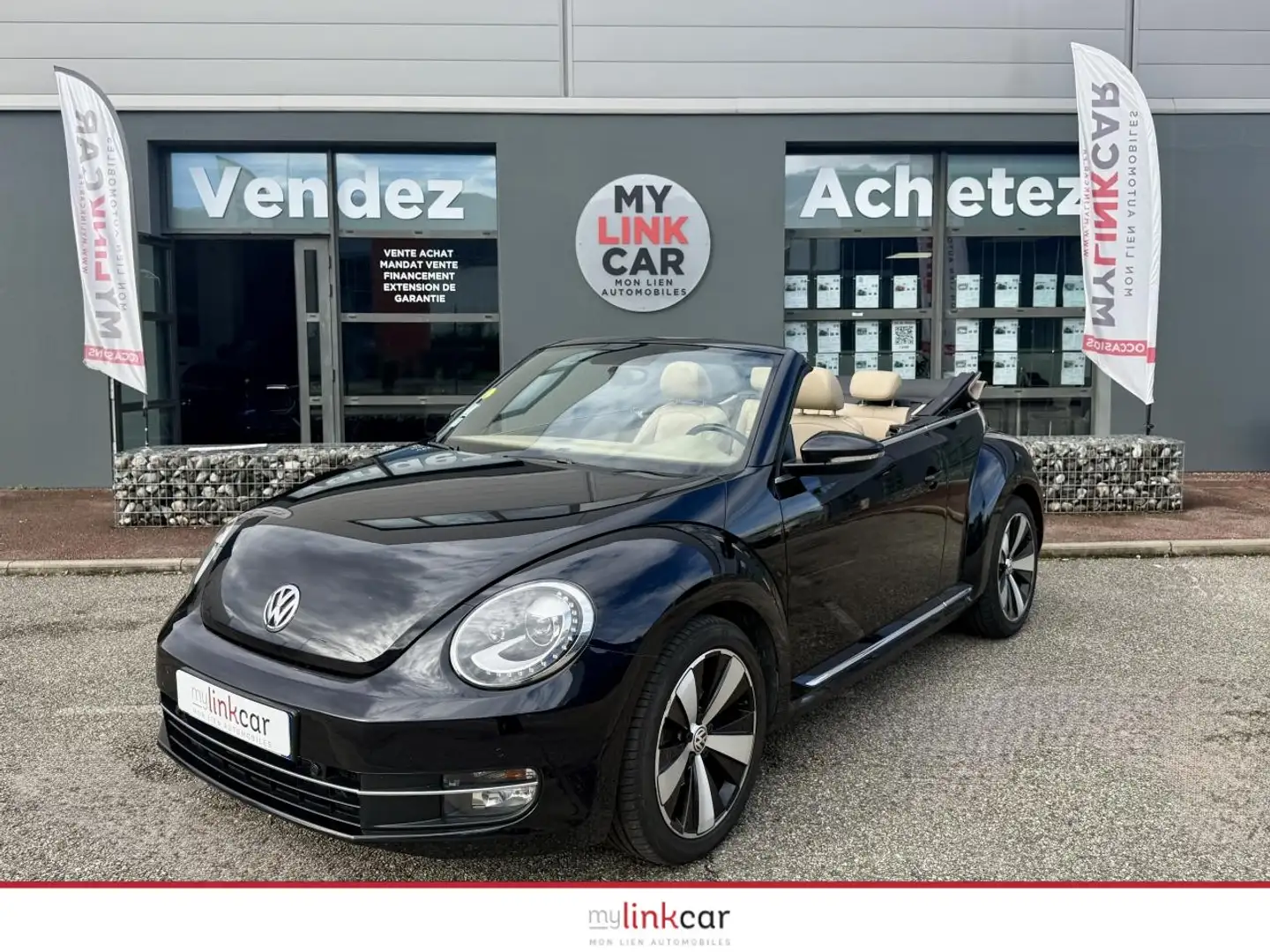 Volkswagen Coccinelle coccinelle Cabriolet 1.6 TDI 105 cv Zwart - 2