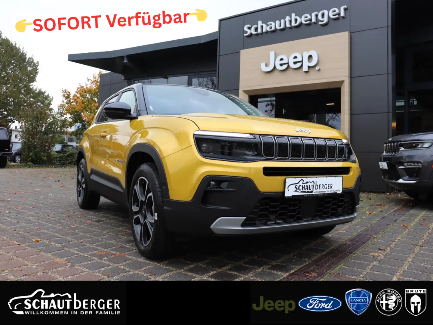 Jeep Avenger Summit E Pano Info P. Winter P. ⚡️568KM Reichweite Gelb - 1