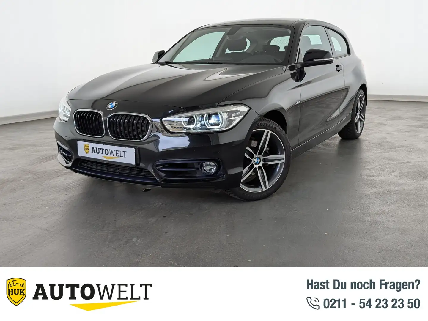 BMW 118 118d Sport Line LED+BLUETOOTH+SHZ+PDC+ALLWETTER+ Schwarz - 1