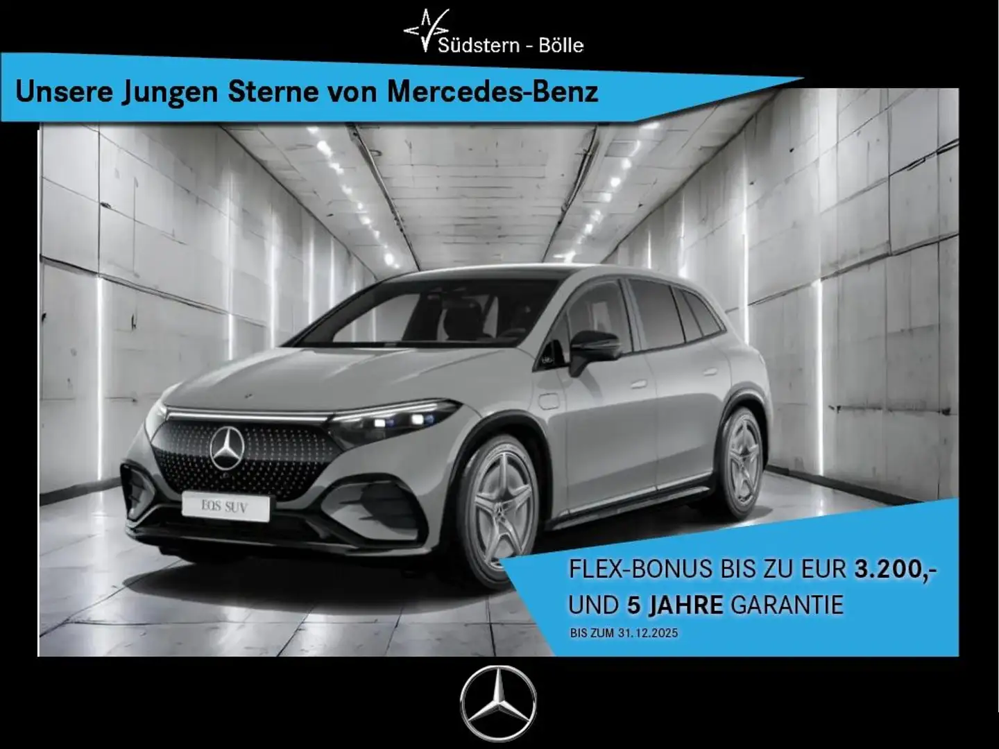 Mercedes-Benz EQS SUV EQS 450+ SUV AMG+PANO+DISTR.+HUD+AIRM.+BURM.+HAL Szary - 1