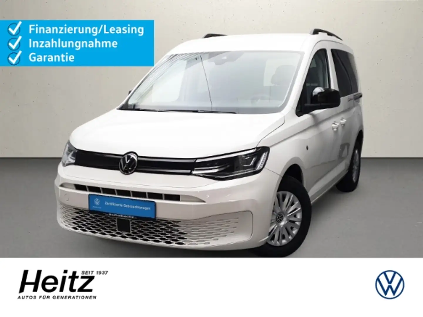 Volkswagen Caddy TDI Standhzg AHK Navi LED ACC Білий - 1