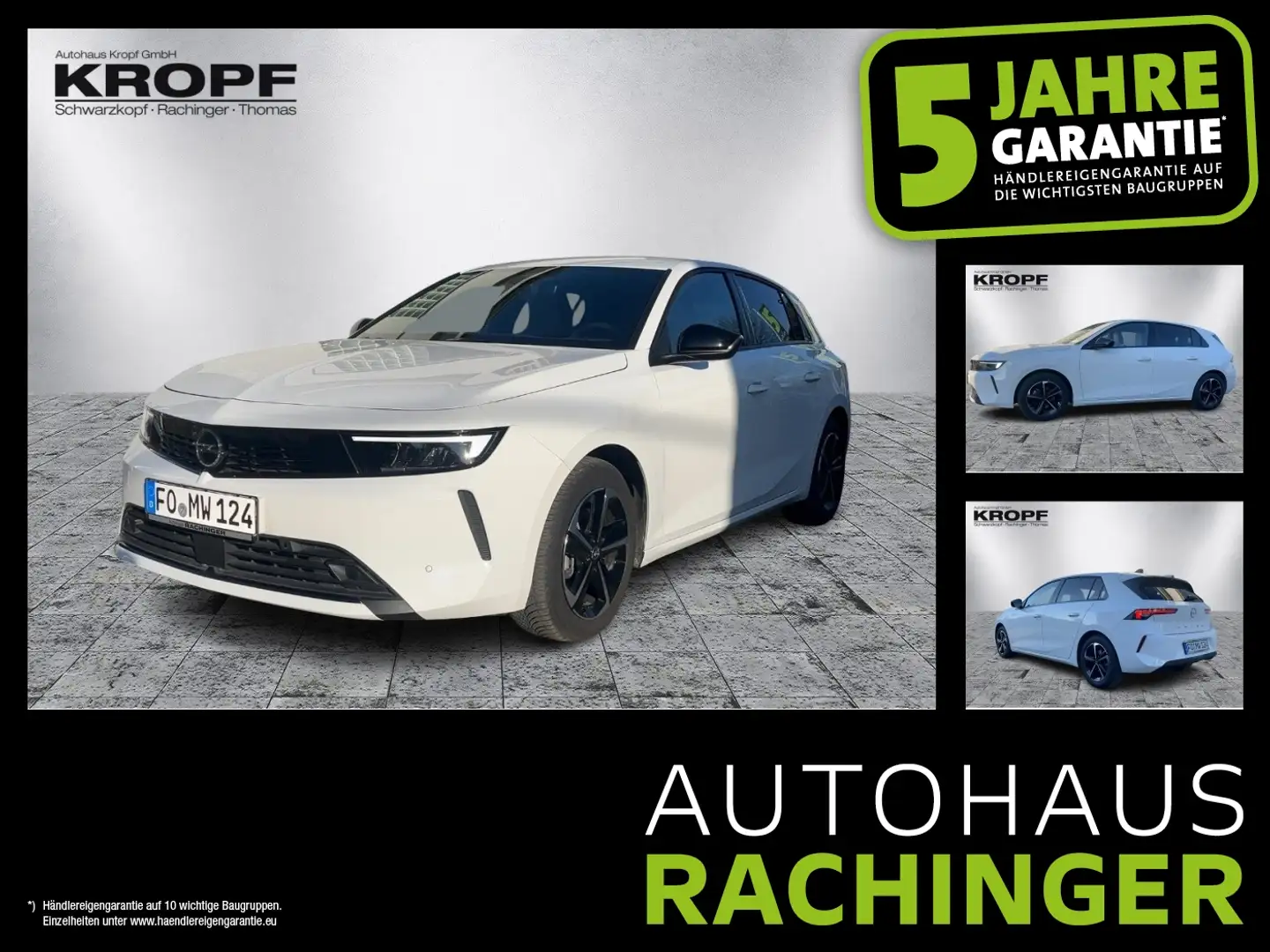 Opel Astra L 1.2 Turbo Edition LED+SHZ+Fernlichtass. Weiß - 1