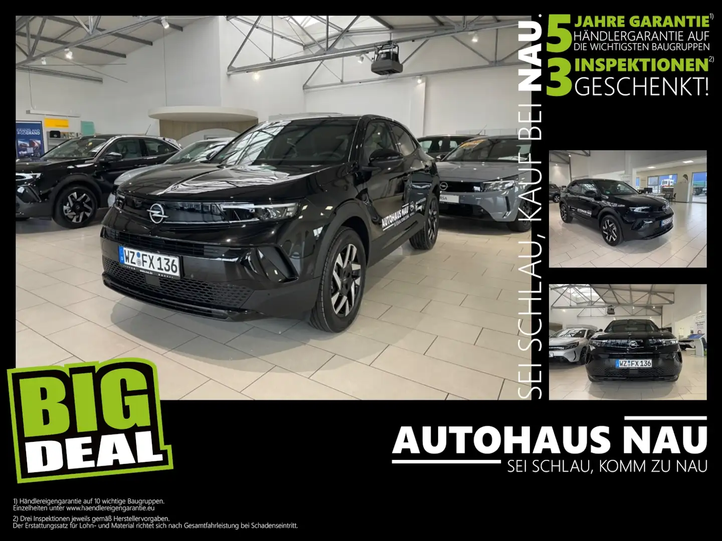 Opel Mokka 1.2 Turbo Elegance mit Kamera mit Winter-Paket Ink Schwarz - 1