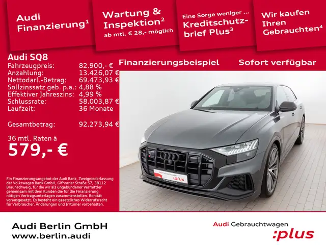 Audi SQ8 competition plus TFSI tiptr. STDHZG NACHTS