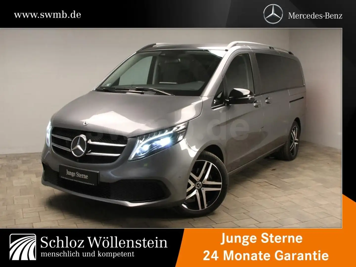 Mercedes-Benz V 300 d lang Avantgarde/Night/ILS/AHK/Sitzbel/360 Grau - 1