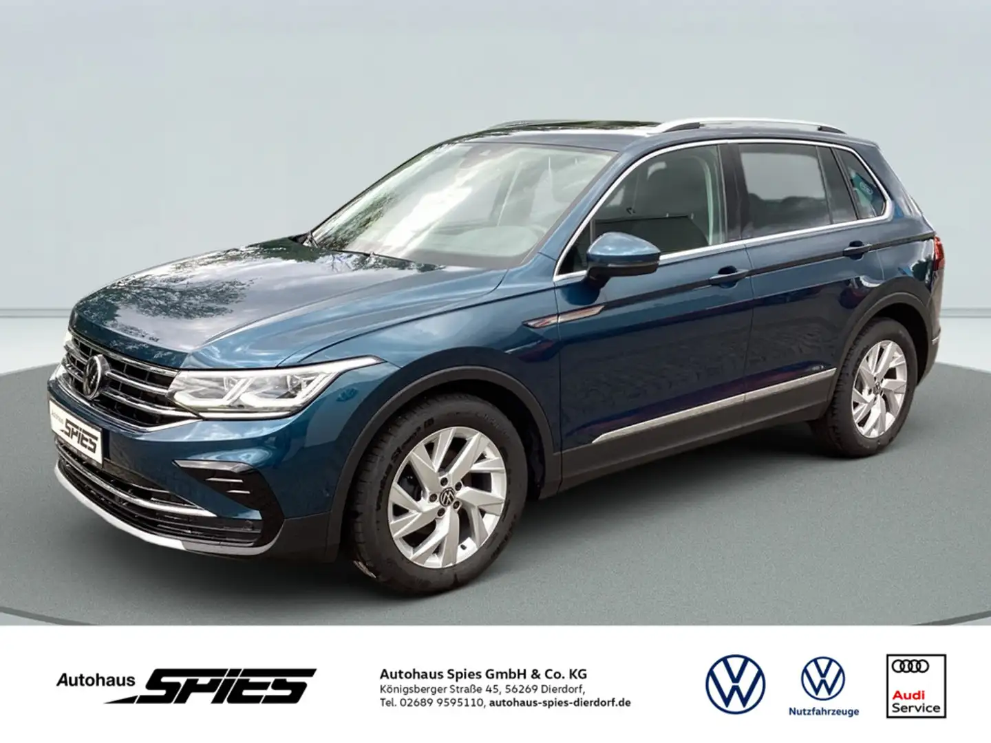 Volkswagen Tiguan 2.0 TDI Elegance 4Motion Blau - 1