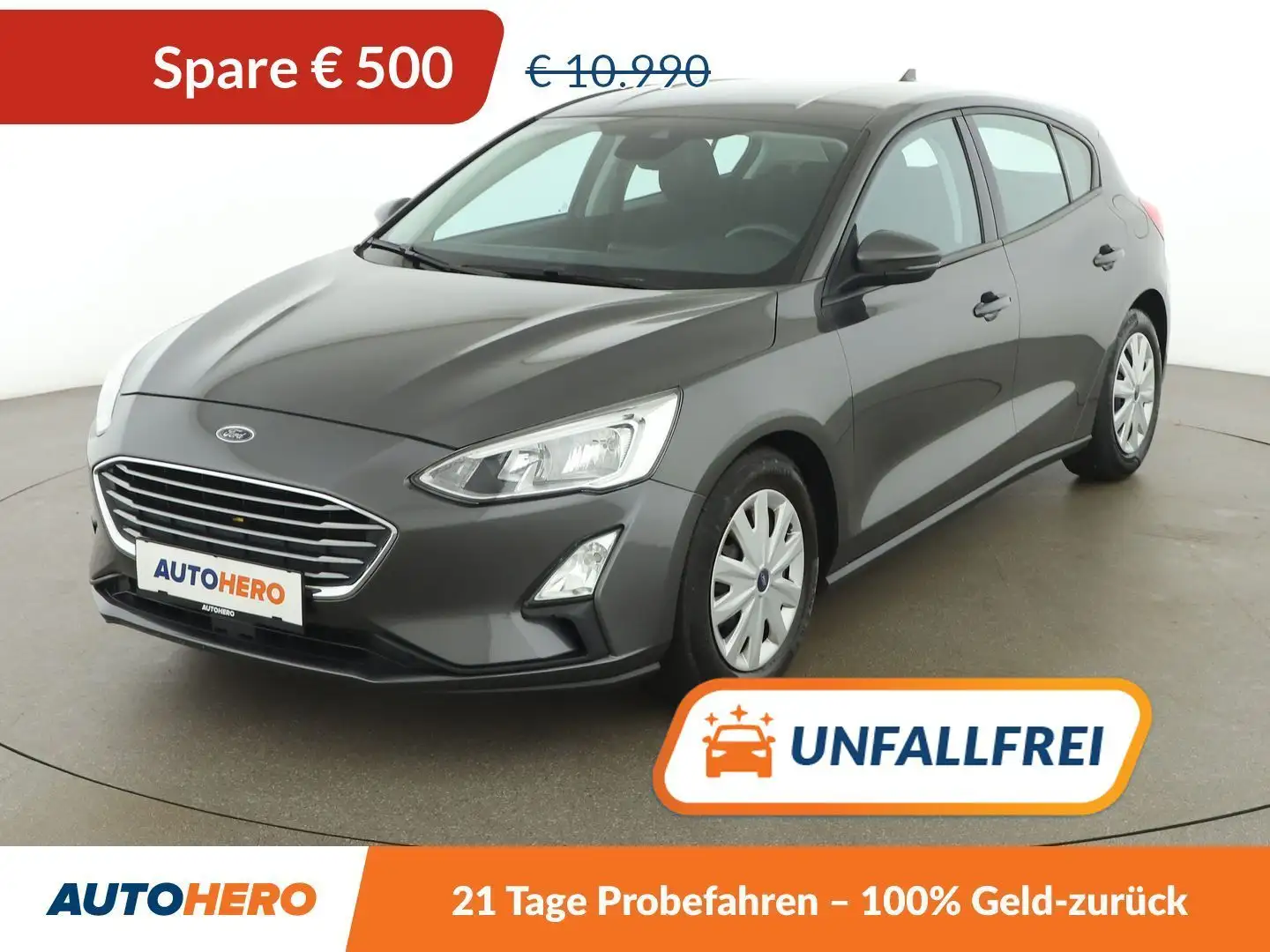 Ford Focus 1.0 EcoBoost Trend *SPUR*BT*TEMPO*KLIMA* Grigio - 1