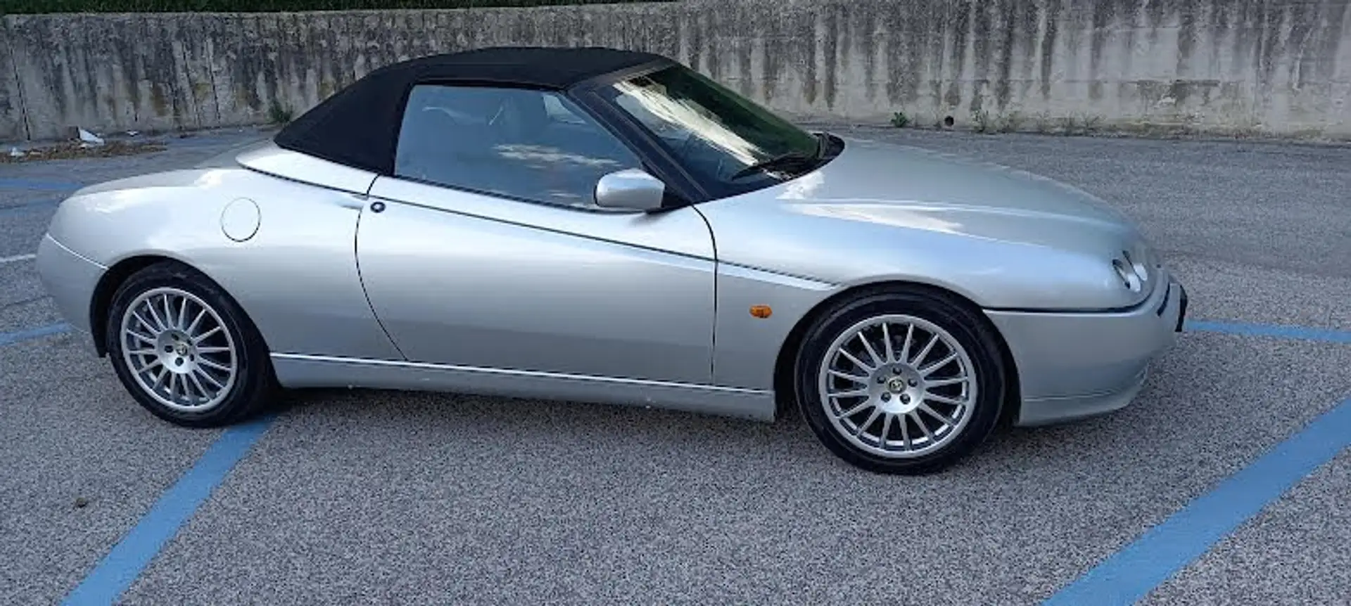 Alfa Romeo Spider ASI+CRS srebrna - 2