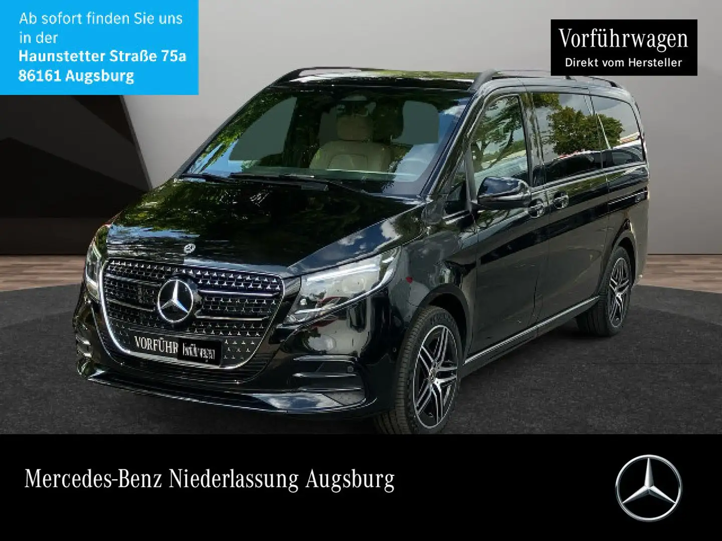 Mercedes-Benz V 300 d 4M AVANTGARDE+Allrad+AMG+SchiebDa+9G+AHK Schwarz - 1