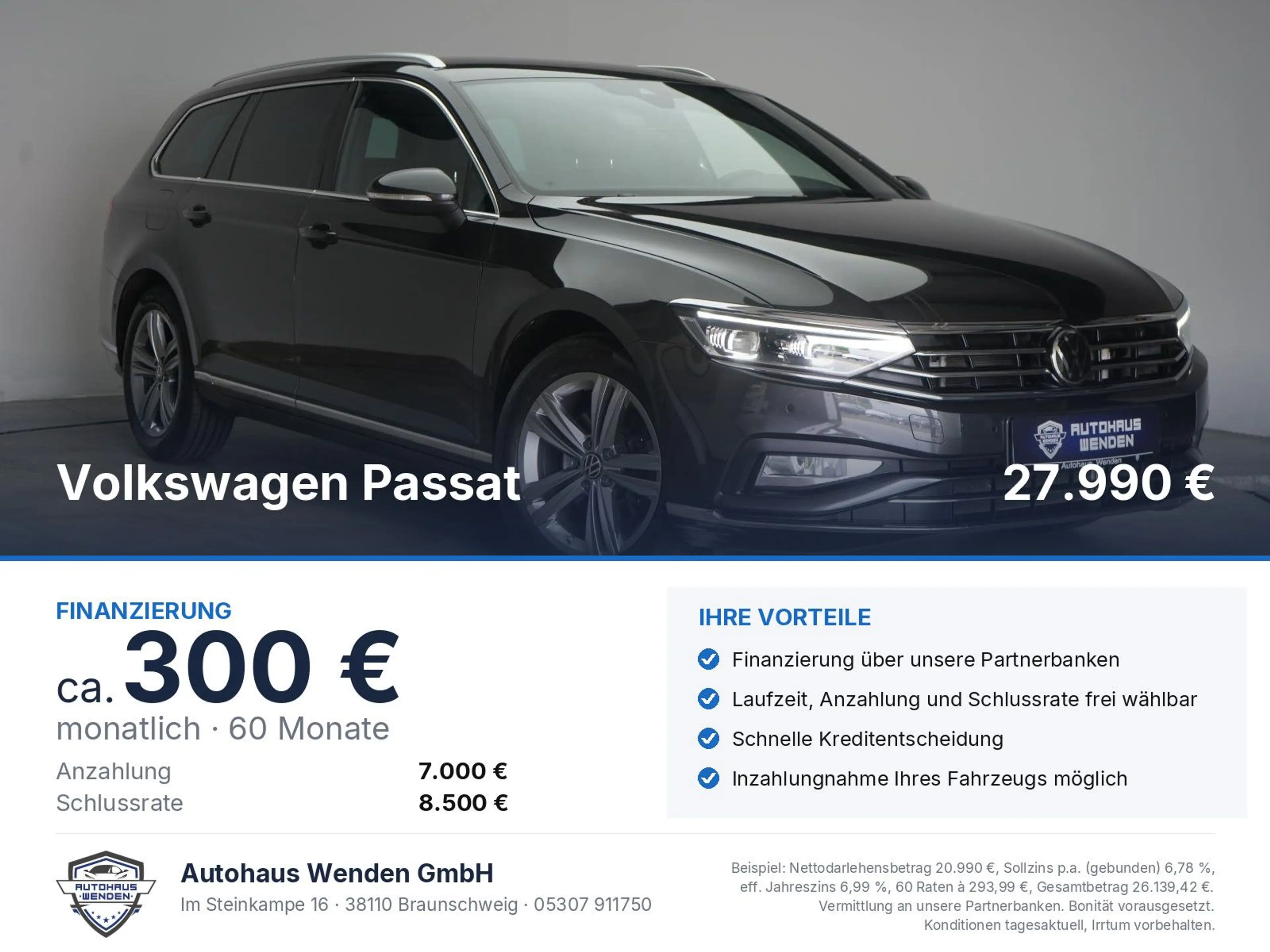 Volkswagen Passat 2.0 TDI DSG Elegance ACC/Kamera/IQlightVi