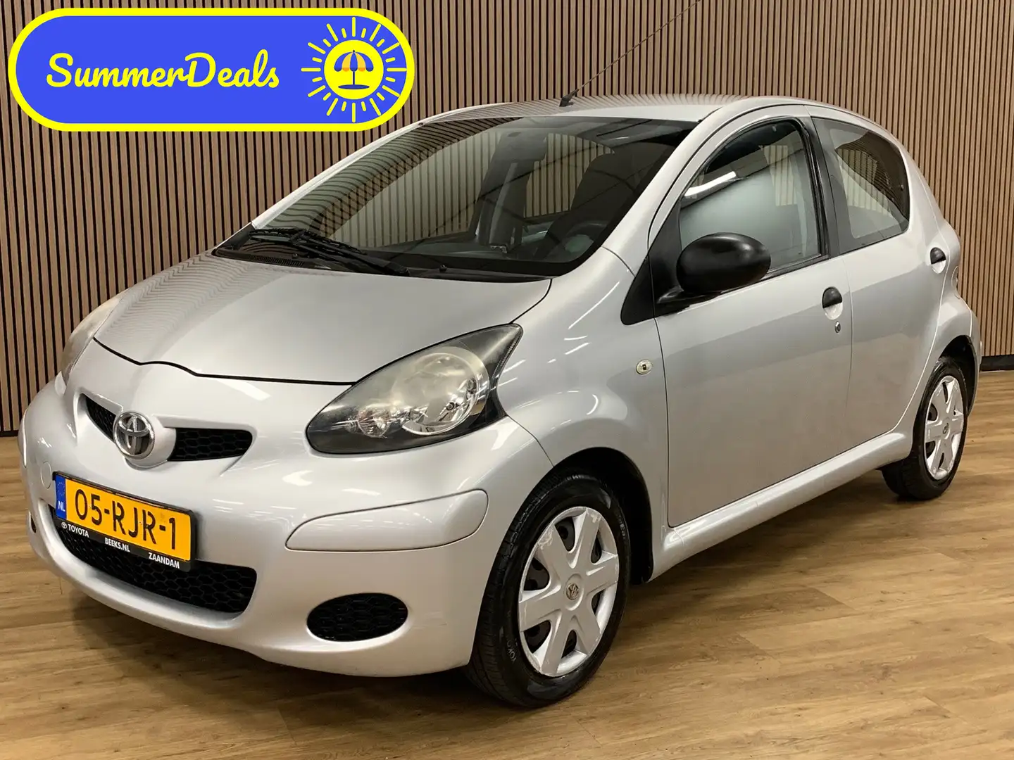 Toyota Aygo 1.0-12V Now|Airco|5 Deurs| Gris - 1