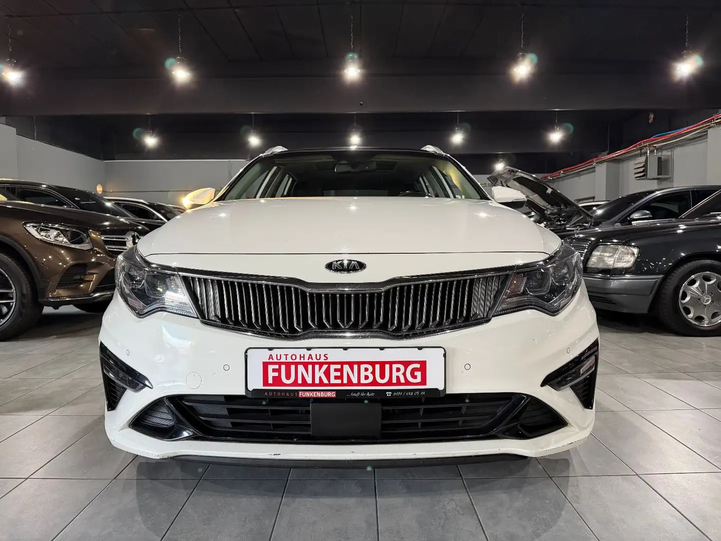 Kia Optima GT-Line PANO/ACC/AUT/LEDER/NAVI/XENON Weiß - 2