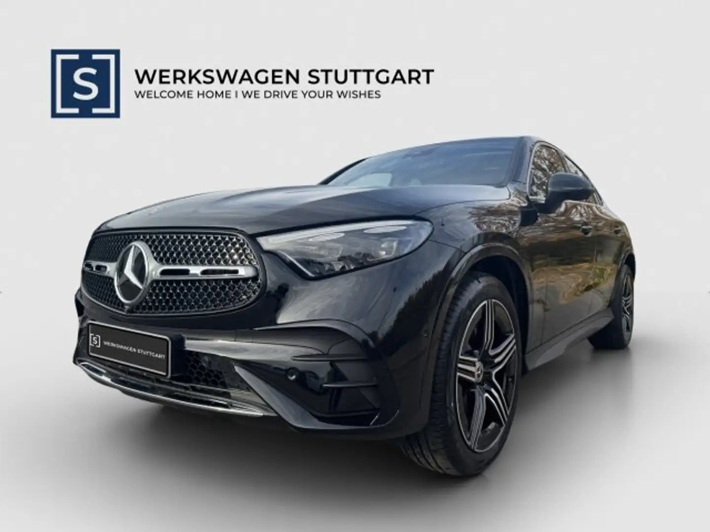 Mercedes-Benz GLC 220 GLC 220 d 4M Coupé AMG Distr AHK DigLi Pano Memo Schwarz - 1