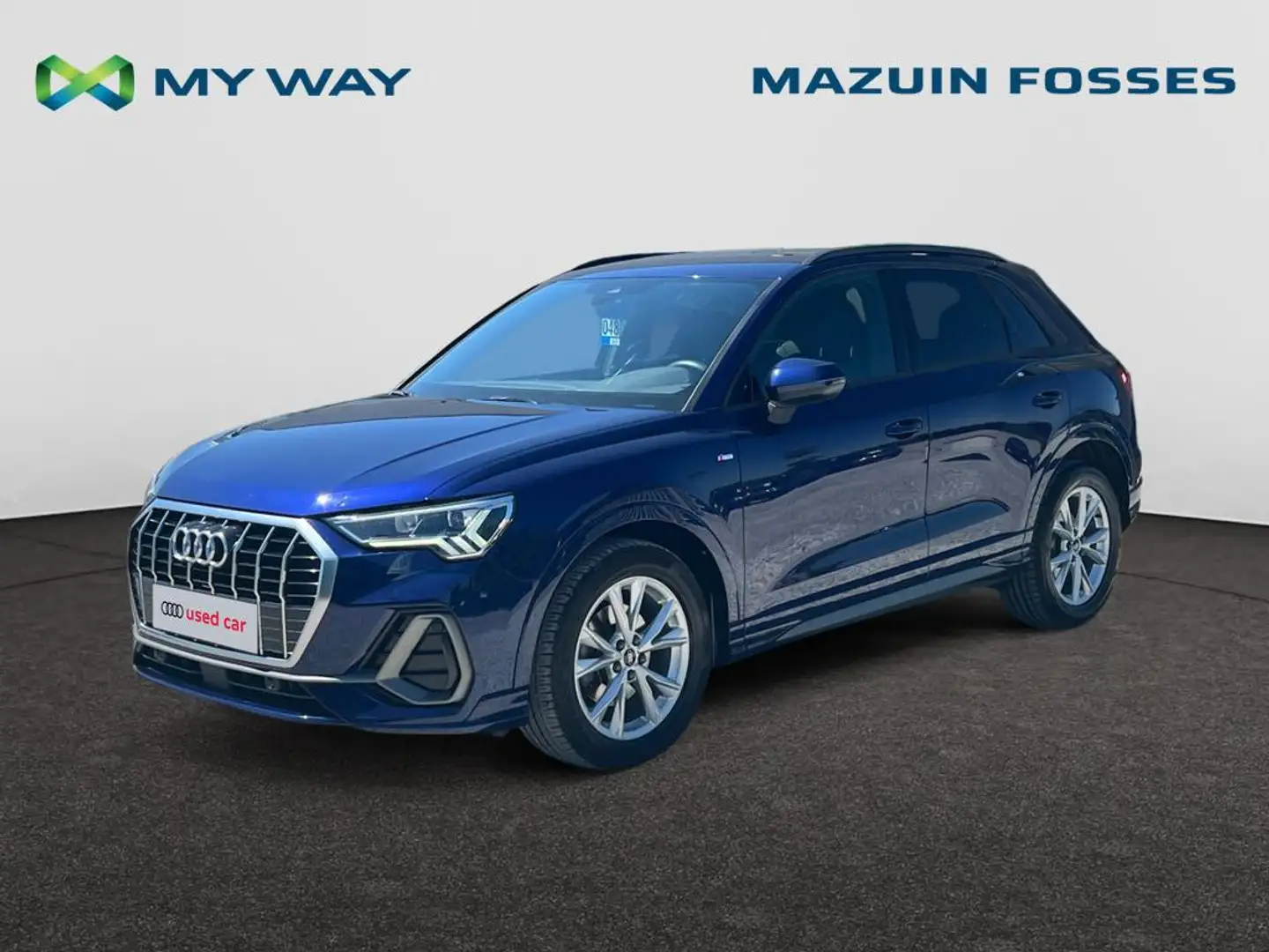 Audi Q3 Audi Q3  Business Edition S line 35 TDI  110(150)  Bleu - 1