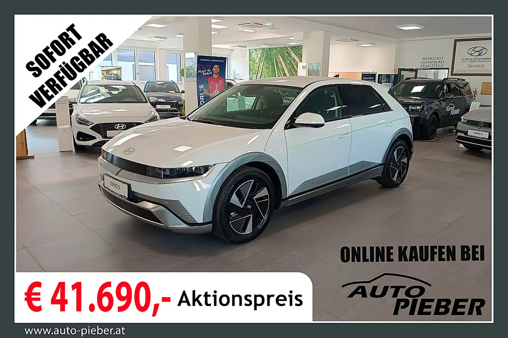 Hyundai IONIQ 5 Ioniq 5 84kWh Comfort Line *Matrix-LED*V2L*Navi* Weiß - 1