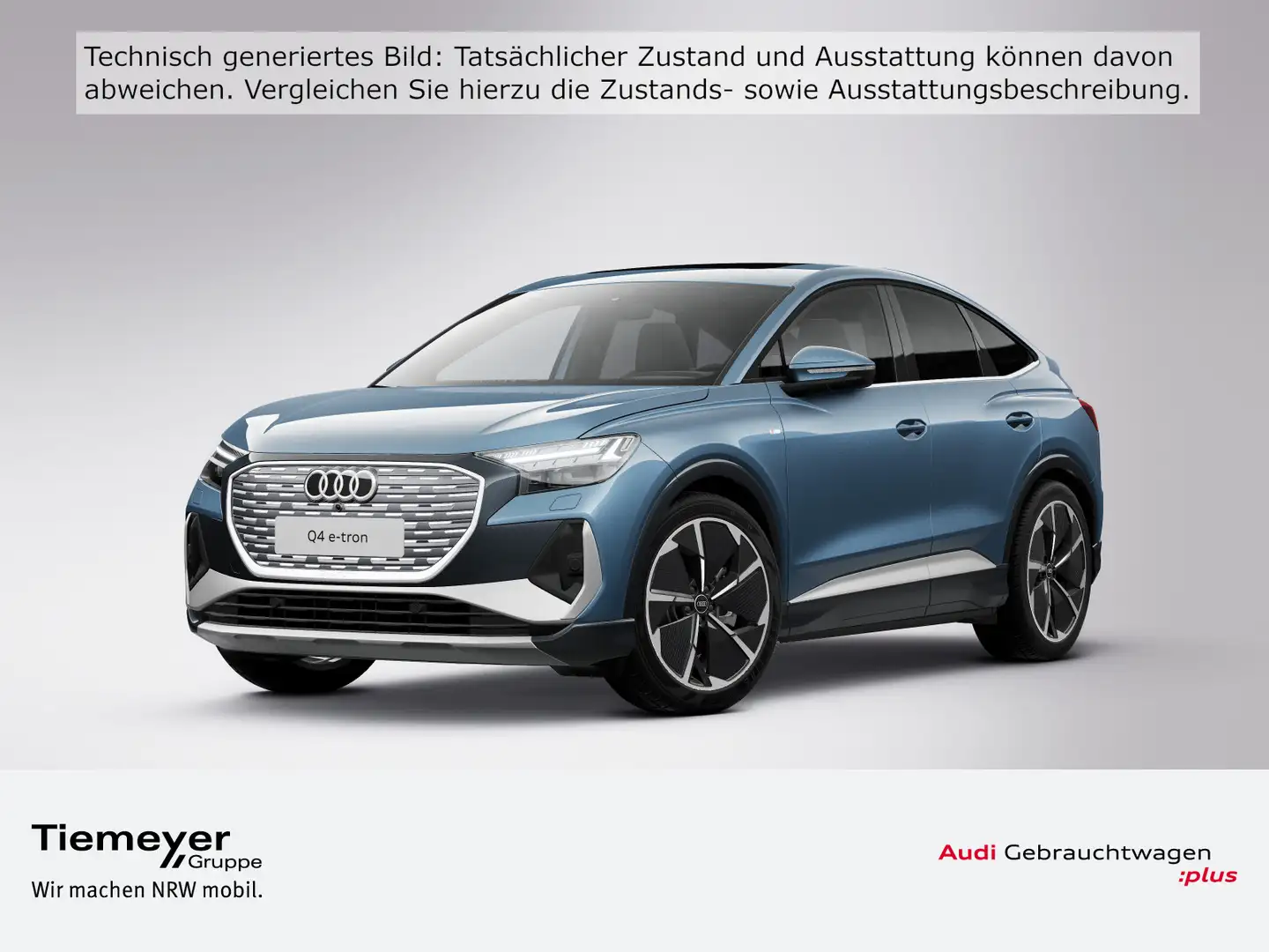 Audi Q4 e-tron Sportback 40 2x S LINE MATRIX SONOS PA Blau - 1