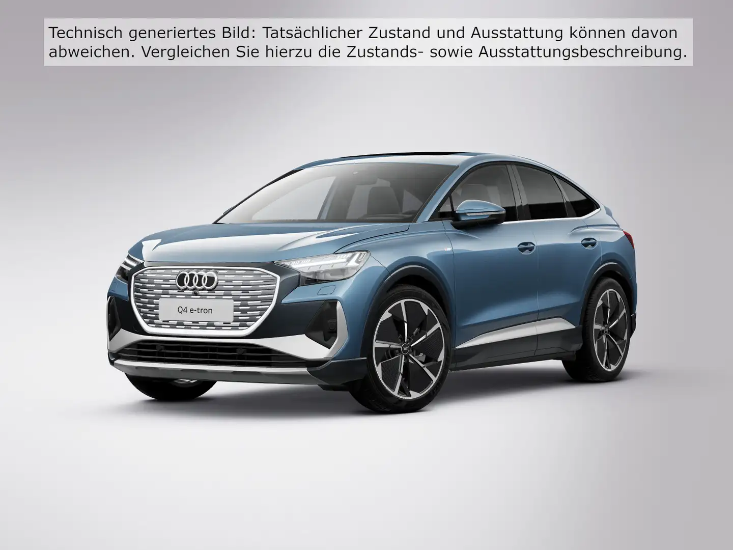 Audi Q4 e-tron Sportback 40 2x S LINE MATRIX SONOS PA Blau - 2