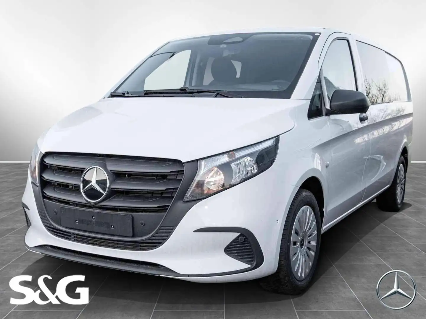 Mercedes-Benz Vito 116 CDI MX/L RüKam+AHK+MBUX+DAB Weiß - 1