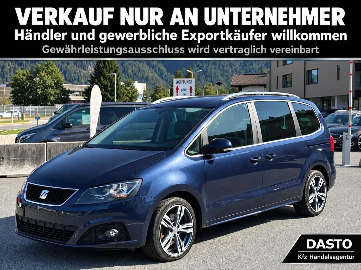 SEAT Alhambra Style 2,0 I TDI I 4WD DPF I EXPORT I Blau - 1