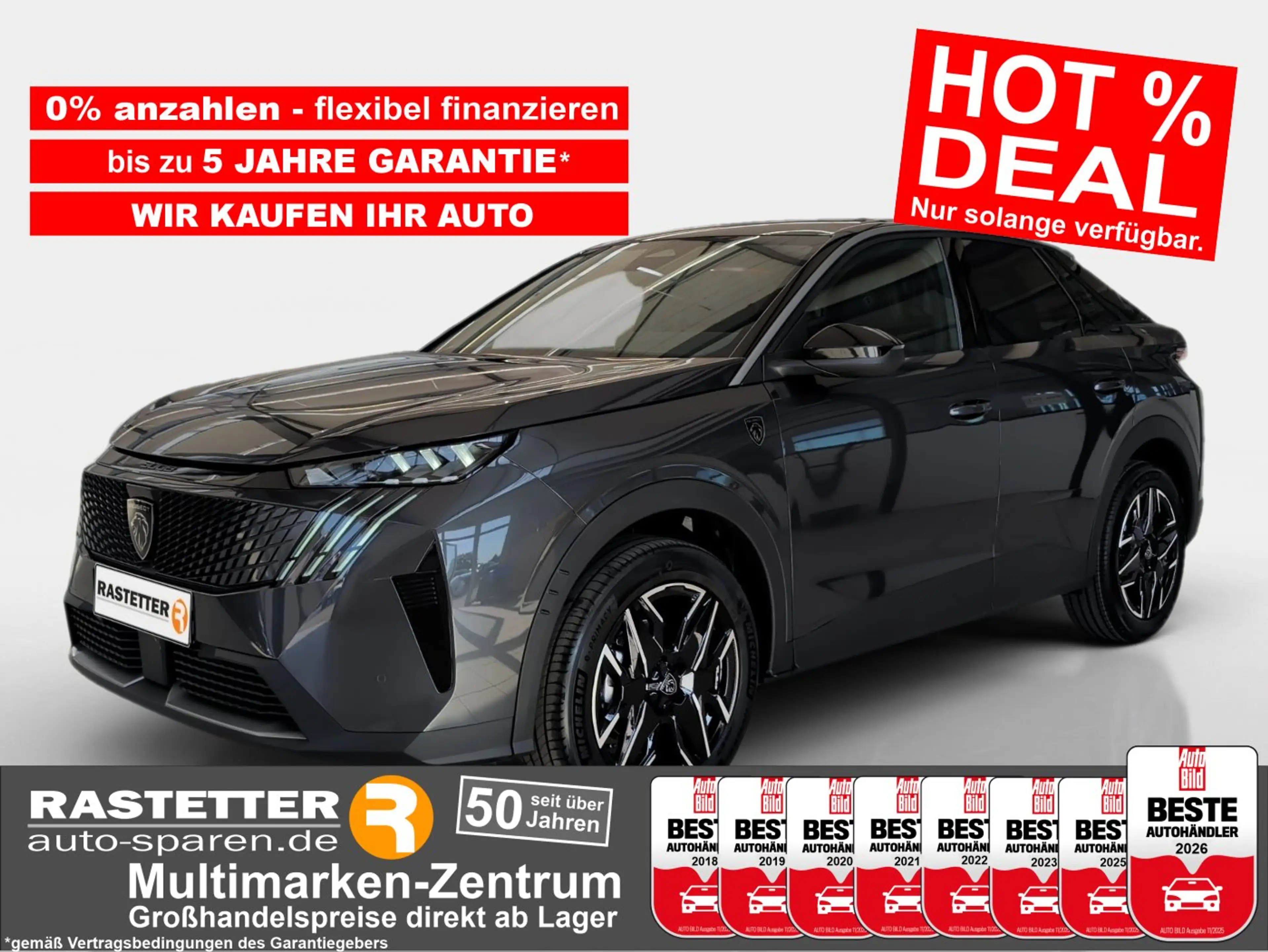 Peugeot 3008 Hybrid 145 GT Navi+ACC+eHeckkl+19Z+Kamera+Keyless