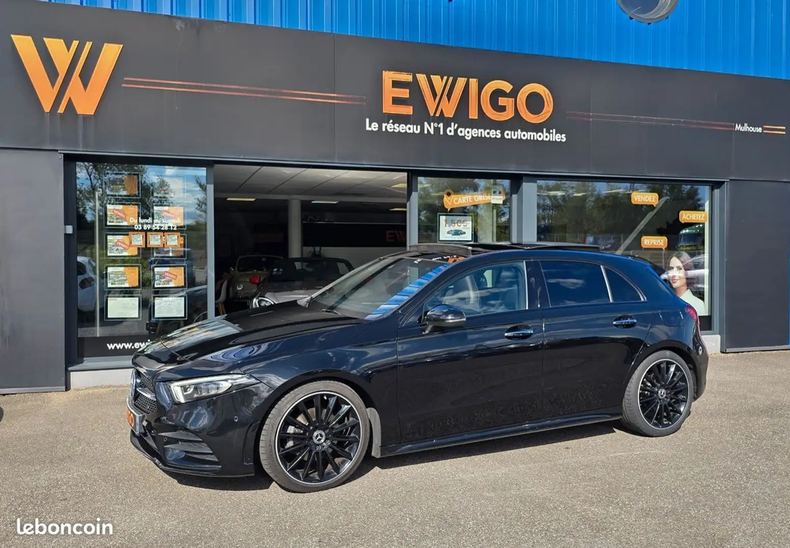 Mercedes-Benz A 200 2.0 200 d 150ch amg line 8g-dct bva Noir - 1