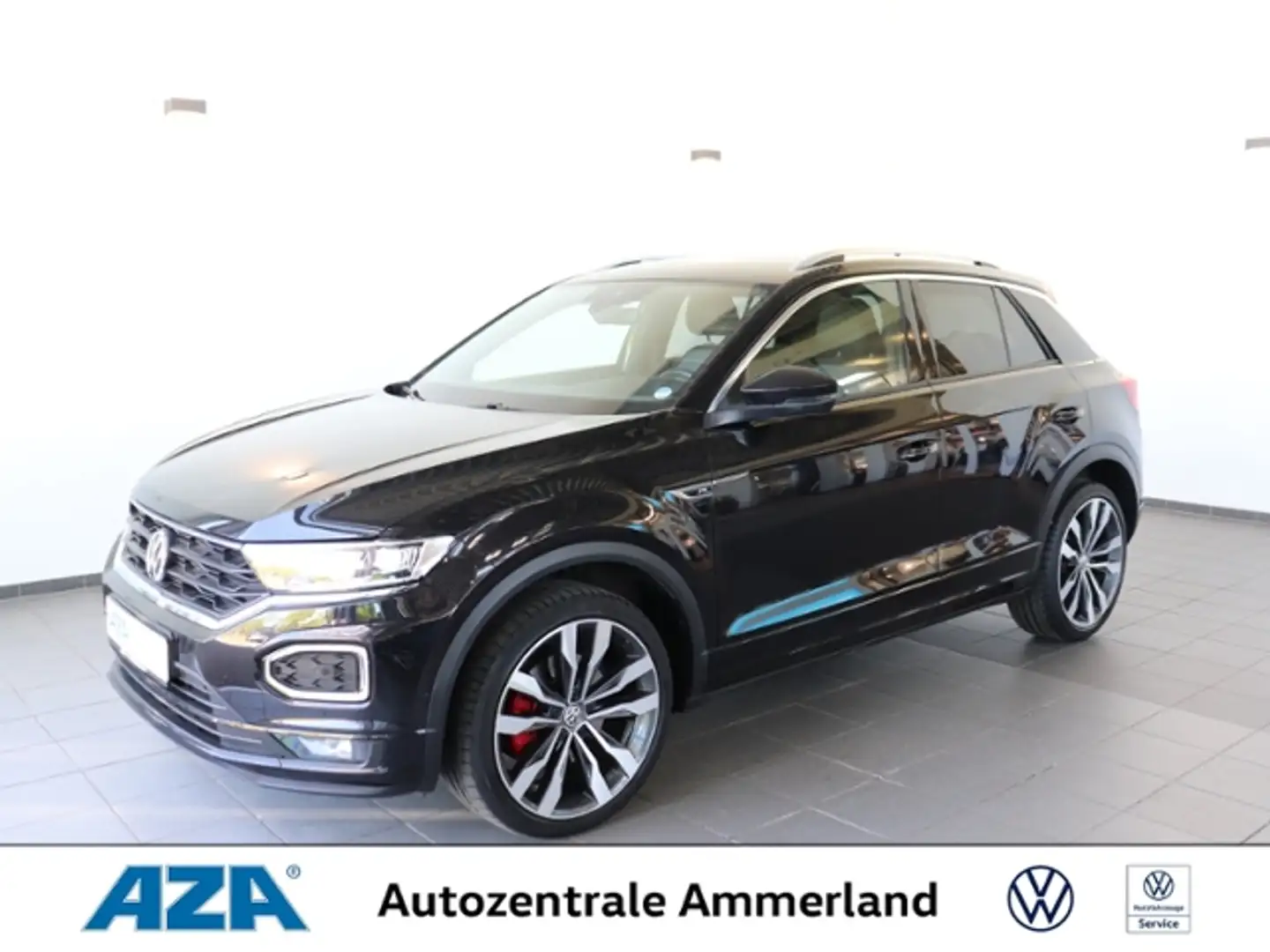 Volkswagen T-Roc Highline 2.0 TDI*DSG*Allrad*AHK*Navi*EPH*SIH*LED* Schwarz - 1