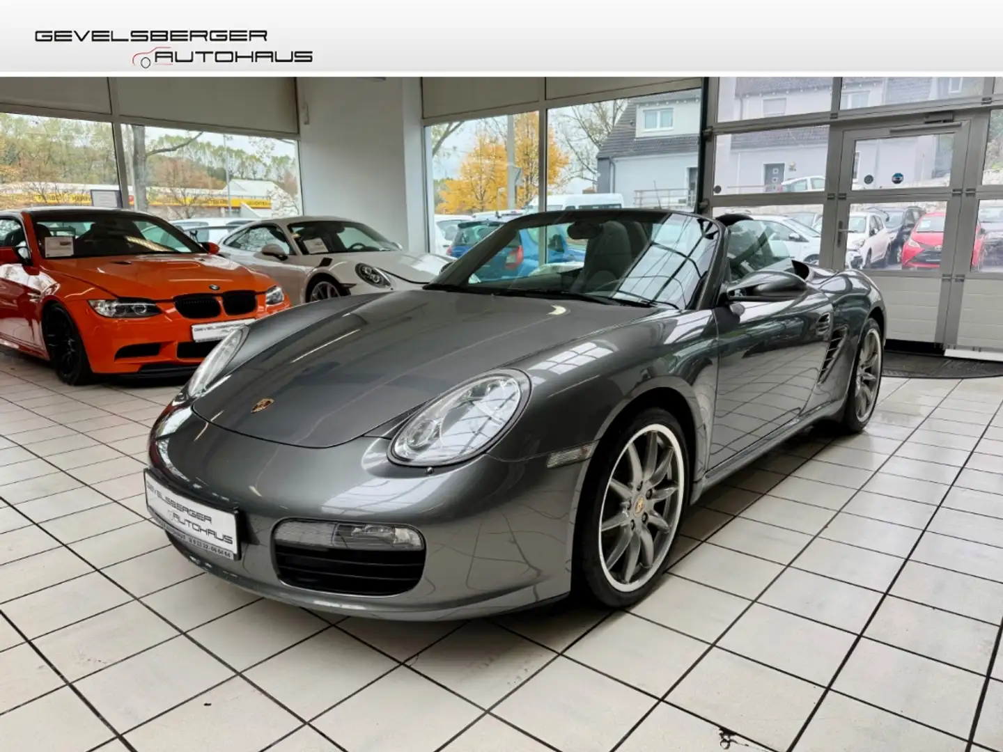 Porsche Boxster 1.HAND+VFW lückenloses Scheckheft bei Porsche Grau - 1