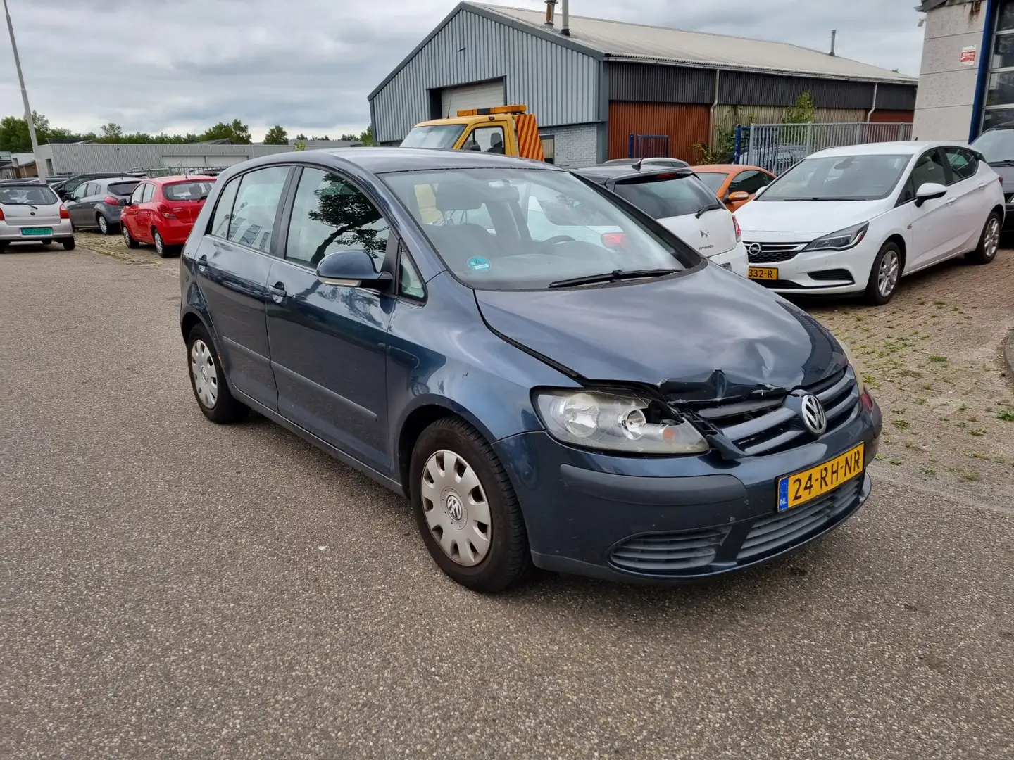 Volkswagen Golf Plus 1.6 FSI Business 85kw 6-Bak Bj:2005 NAP! Blauw - 2