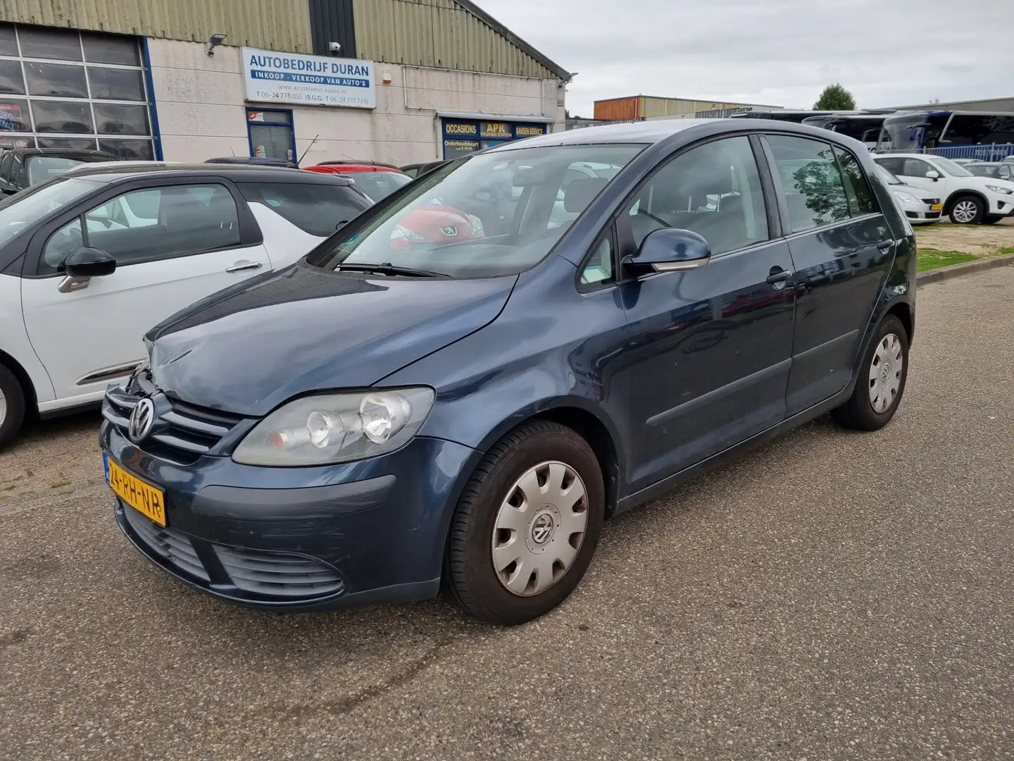 Volkswagen Golf Plus 1.6 FSI Business 85kw 6-Bak Bj:2005 NAP! Blauw - 1
