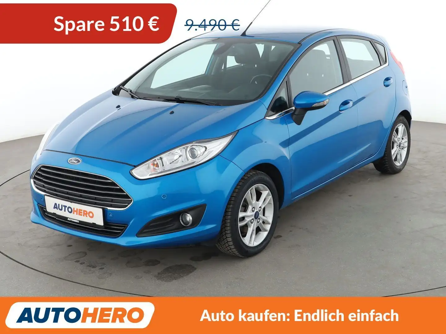 Ford Fiesta 1.0 EcoBoost Titanium*PDC*SHZ*ALU*KLIMA* Blau - 1