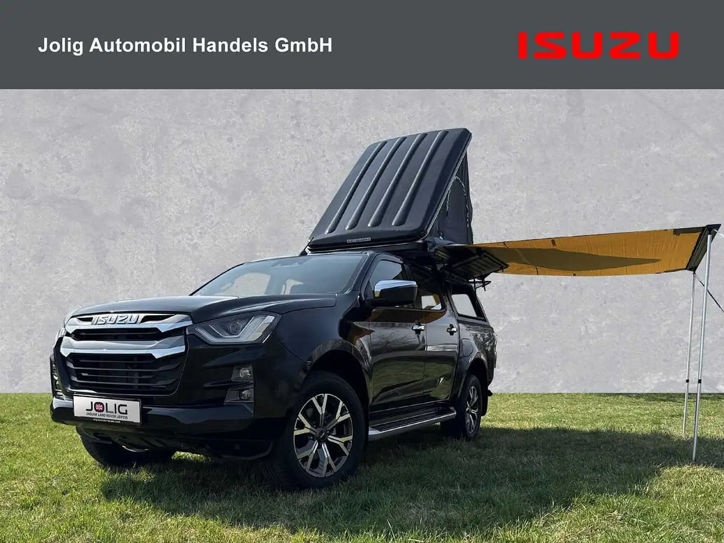 Isuzu D-Max Double Cab 4WD Autm. LSE mit Dachzelt Zwart - 1