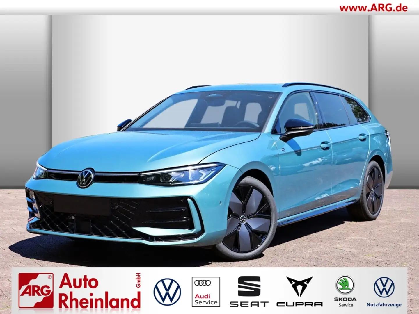 Volkswagen Passat R-Line 2,0 l 4M DSG/LEDER/NAVI PRO MAX/AHK/HARMAN Grün - 1