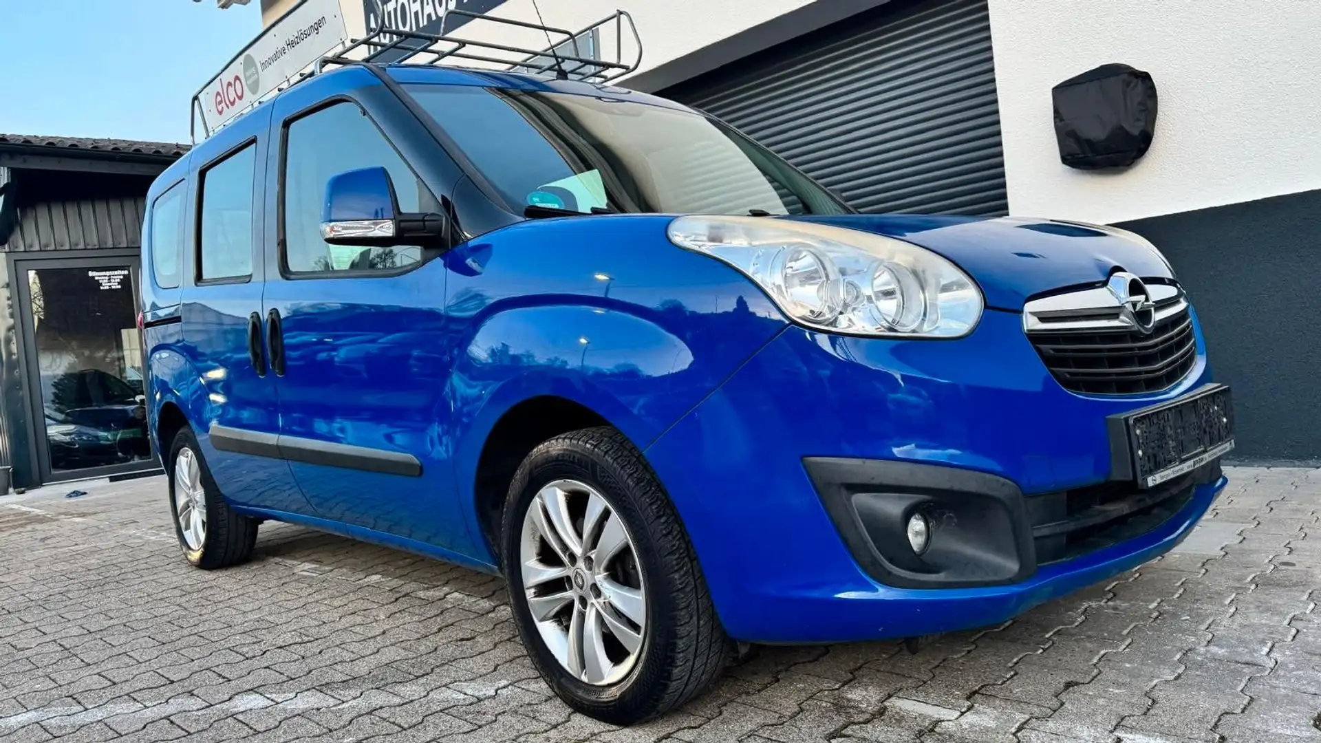 Opel Combo +TÜV+  1.6CDTI+GARANTIE+KLIMA+1HAND+SCHCKH Blau - 2