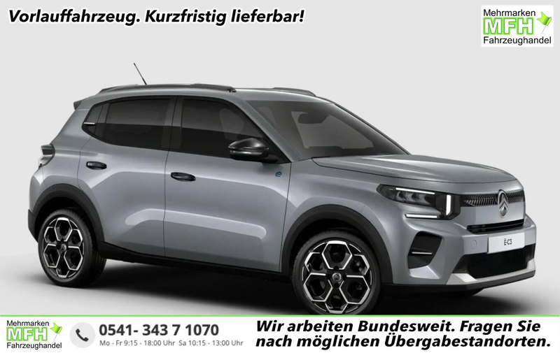 Citroen C3 MAX 44 kWh 11kW-OBC WinterP Kam Nav LED PDC 83 ...