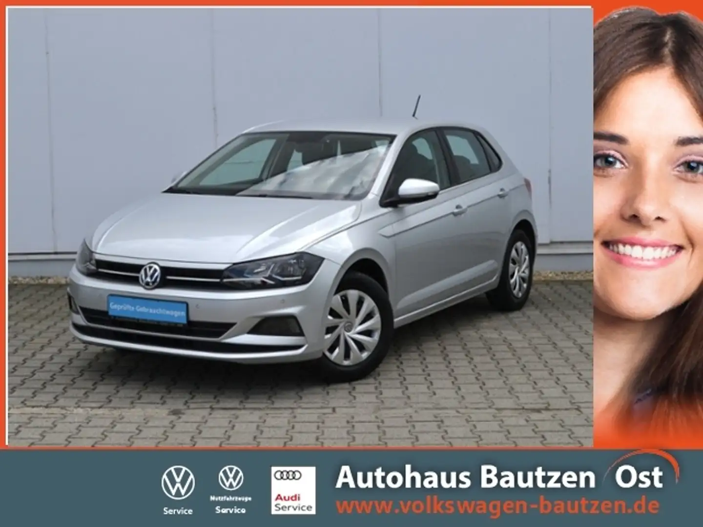 Volkswagen Polo 1.0 Comfortline SHZ/PDC/KLIMAANLAGE/LICHT+SICHT/C Silber - 1