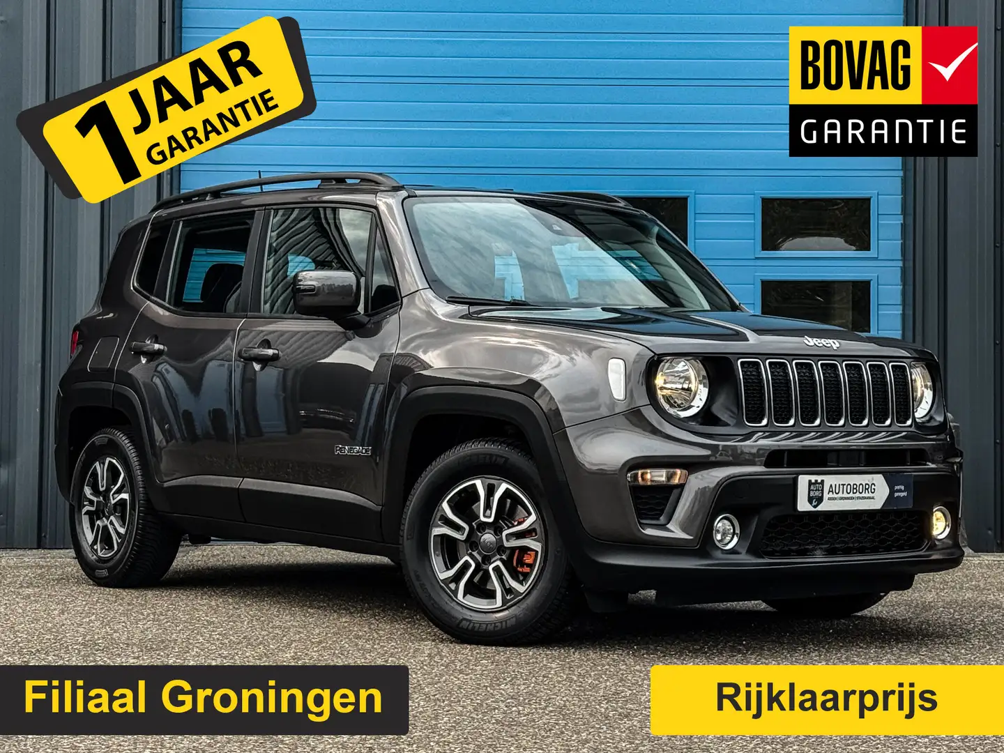 Jeep Renegade 1.3T-e Limited Prijs Inclusief Onderhoud & 12 Maan Grijs - 1