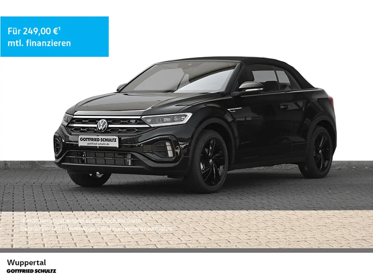 Volkswagen T-Roc CABRIOLET R-LINE 1.5L TSI DSG AHK Navi Kamera Schwarz - 1