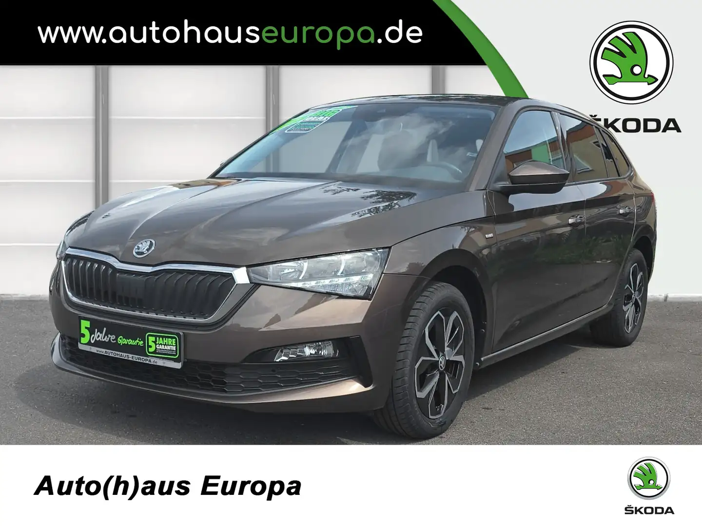 Skoda Scala 1.0 TSI Drive 125 KlimaA eKlappe SmartLink SHZ PDC Braun - 1