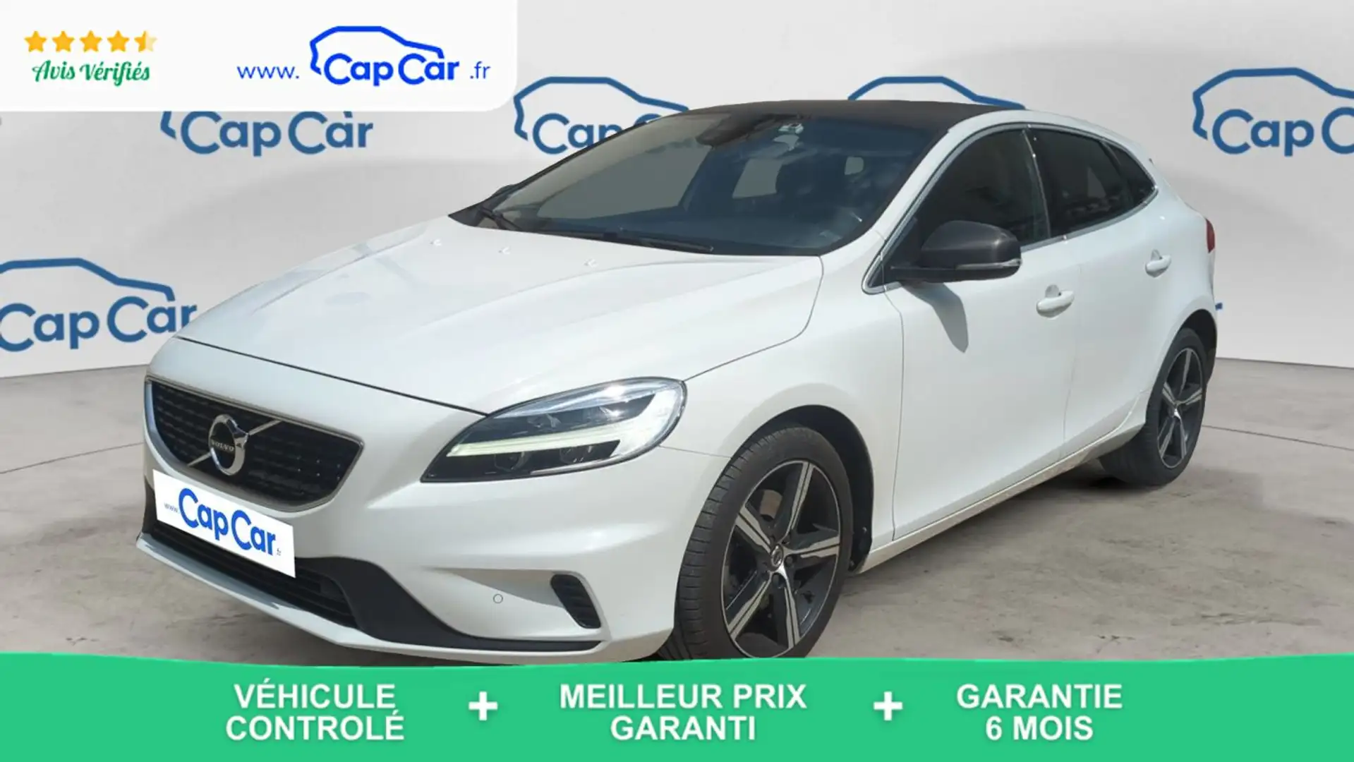 Volvo V40 II 2.0 T2 122 R-Design Bílá - 1