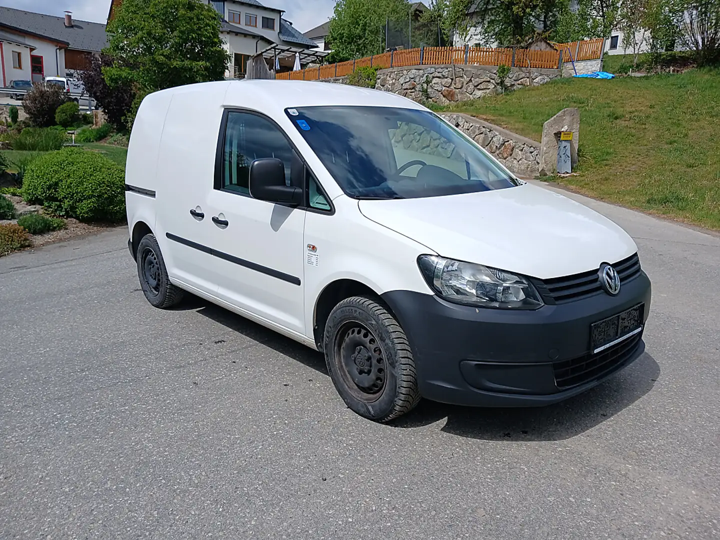 Volkswagen Caddy Kastenwagen TDI  Klima Parksensor hi. Weiß - 1
