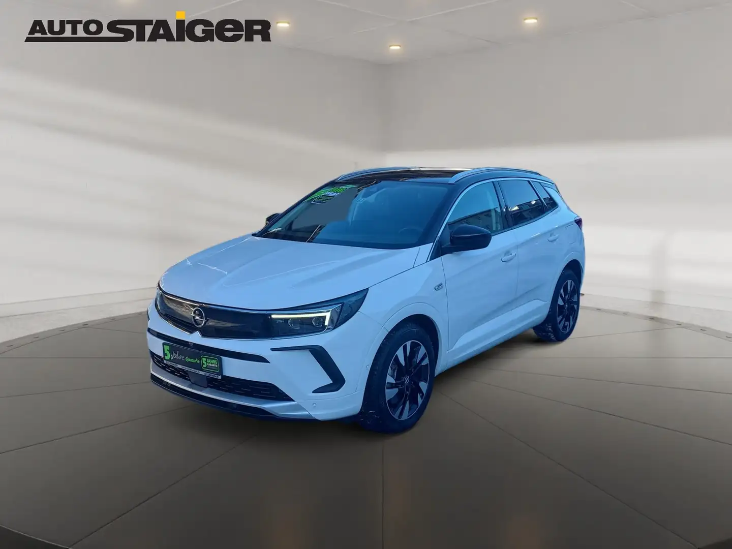 Opel Grandland 1.6 Ultimate Allwetter*Navi*Sitzheizg Blanc - 2