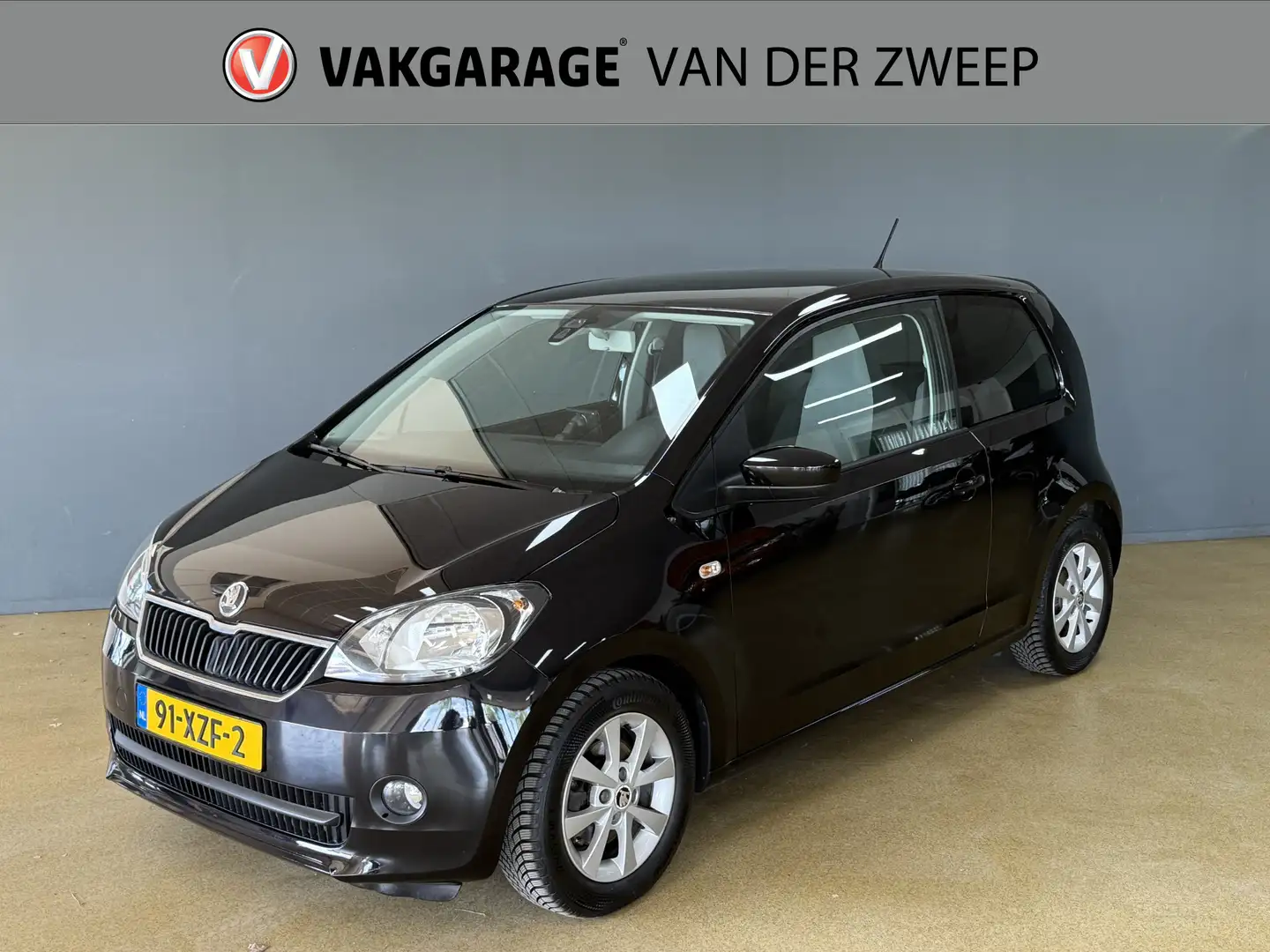 Skoda Citigo 1.0 Greentech Ambition | Navi | Stoelverw. | Airco Zwart - 1