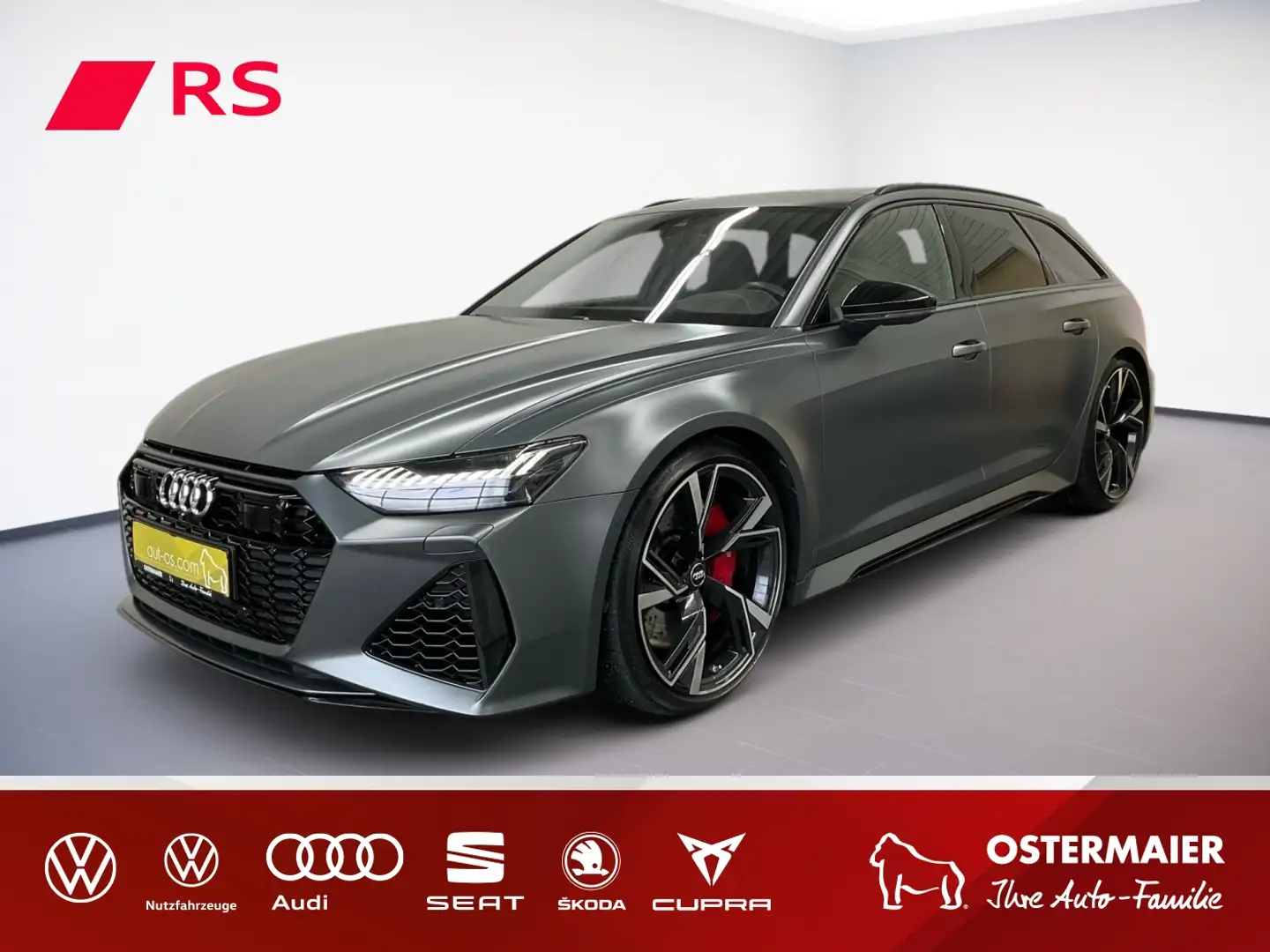 Audi RS6 Avant 600PS RS-DYNAMIK+.RS-ABGAS.RS-SITZE.PANO.ACC Grau - 1