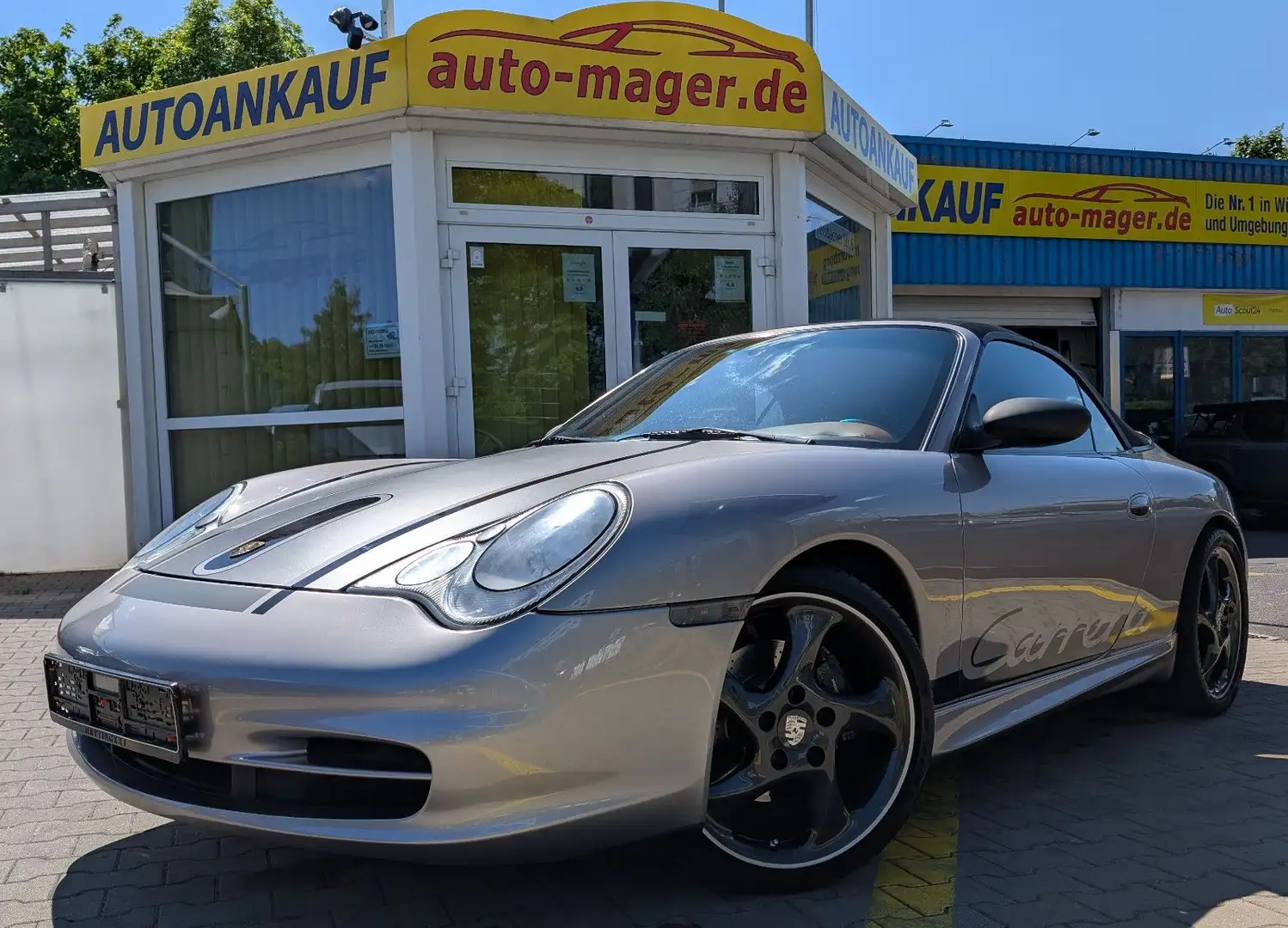 Porsche 996 911*Cabrio*Xen*Temp*Memo*Shz*Porsche SH voll Violett - 1