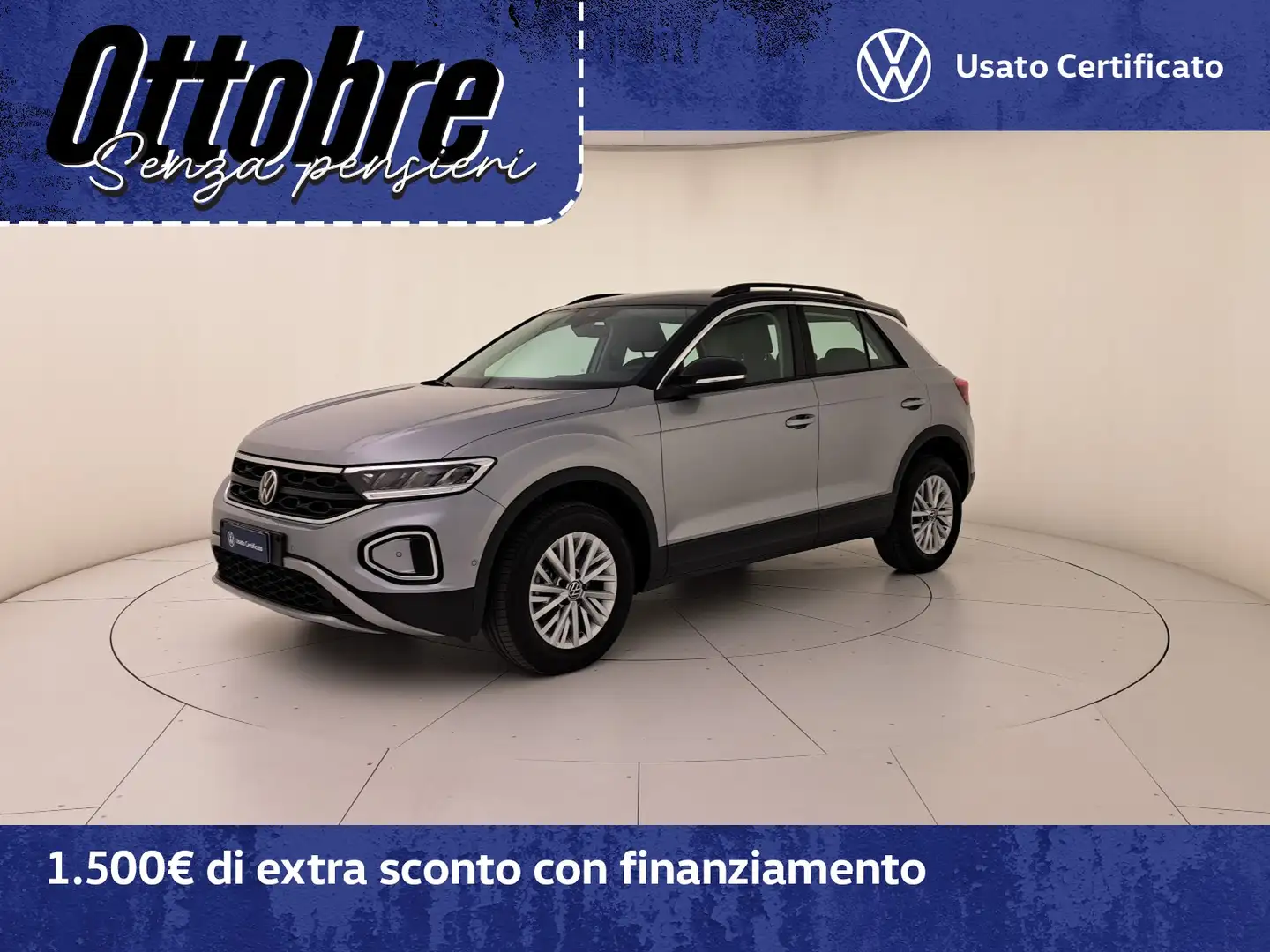 Volkswagen T-Roc 2.0 tdi life 115cv Grau - 1