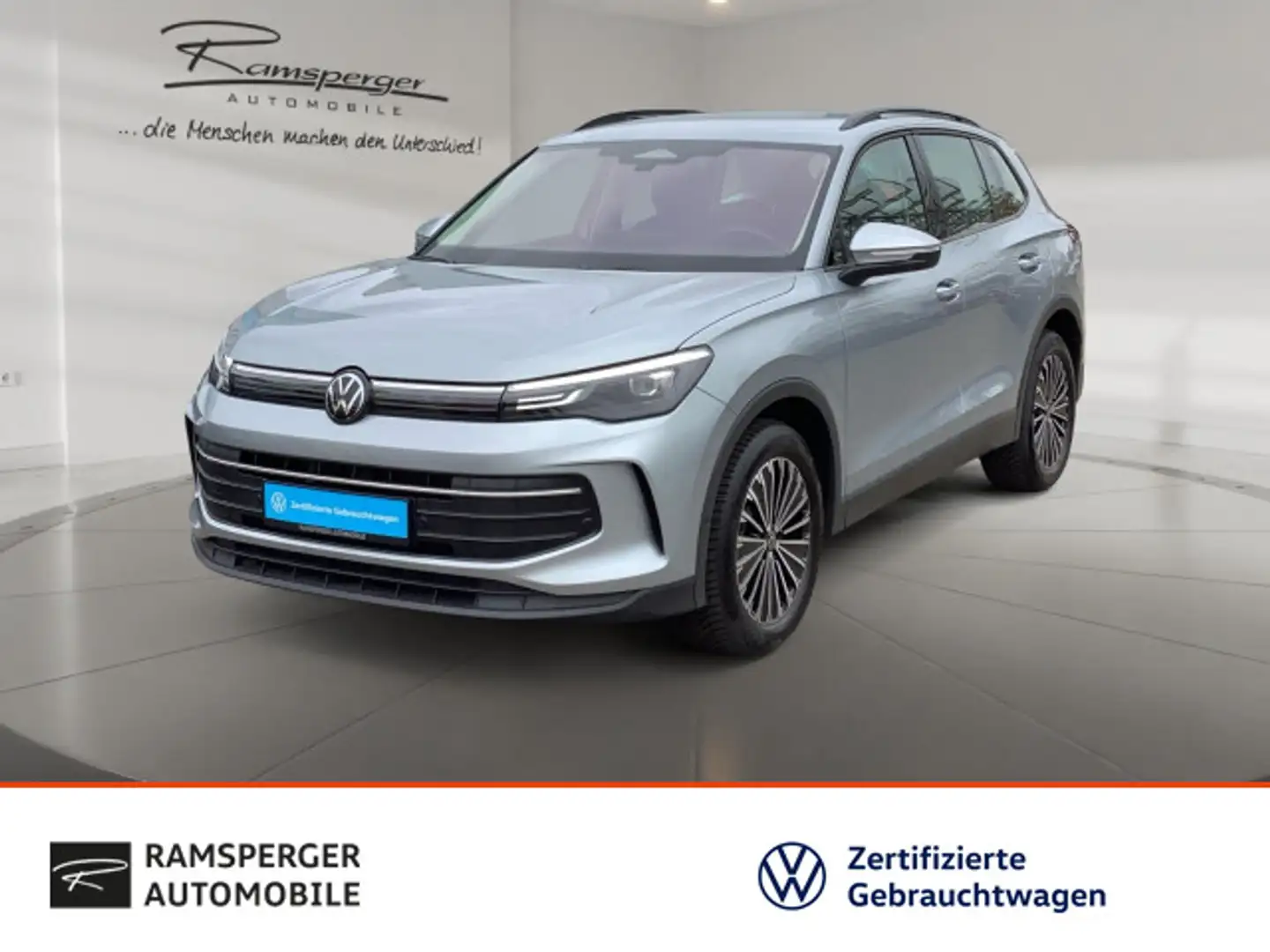 Volkswagen Tiguan 1.5 eTSI DSG Life AHK LED Navi Standh. Silber - 1